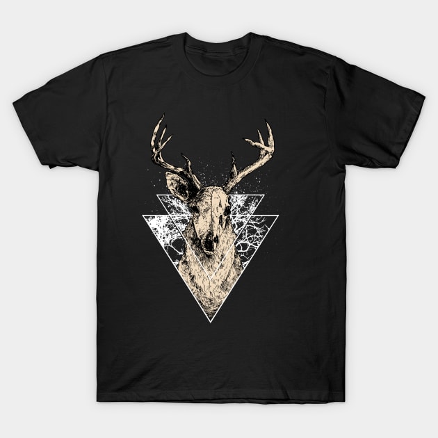 Deer night T-Shirt by akawork280